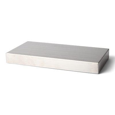 Køleplade/bakke med ispakker 13x25 cm Silver silver