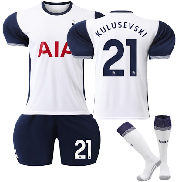 Tottenham Hotspur Hjemmefodboldtrøje til Voksne 2024-2025 Nr. 21 Kulusevski L