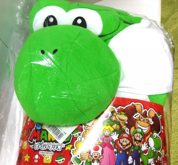 Ulldräkt Super Mario Yoshi Kigurumi rollspel julklapp S