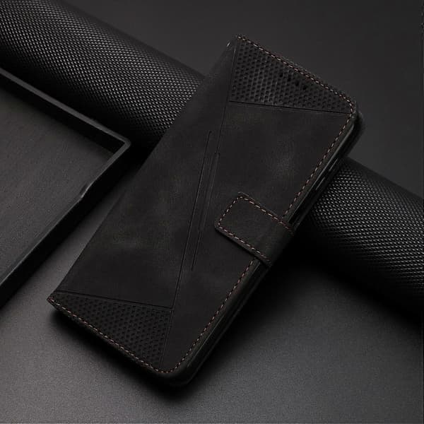 PU-läder flipfodral kompatibelt med Honor Magic 7 Lite Black