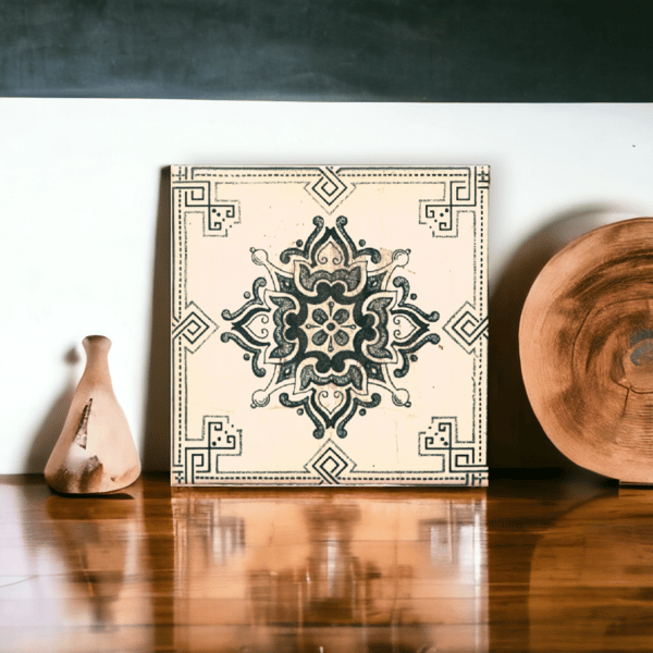 Mandala Warm-Toned Tiles, 12-Piece Set, Moroccan Style 80