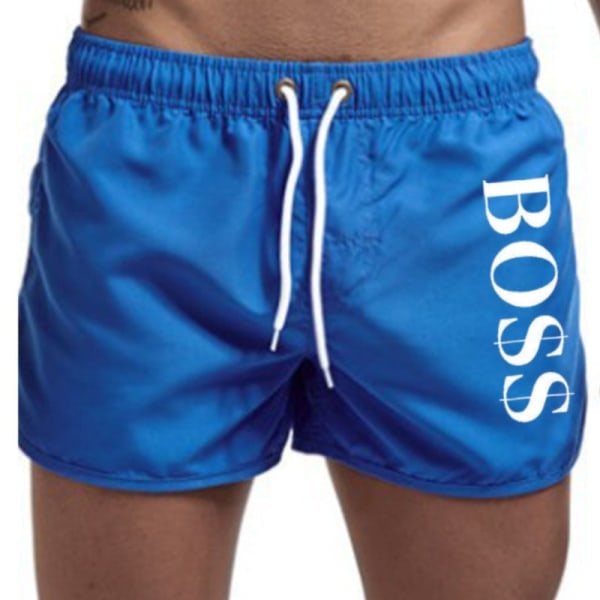 Boss Casual Fashion Strandshorts för Män Badshorts Storlek 2