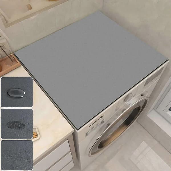 Non-slip Bathroom Mat, Dustproof Oven Mat, Practical Washing Machine Mat, Table Mat, Pink pink 30x40cm