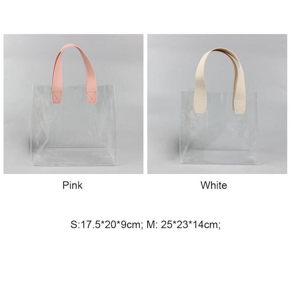 Transparent tygväska Shopping bags ROSA SS Rosa Pink S-S