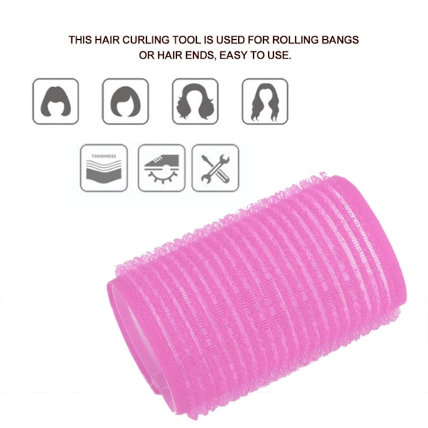 Hårcurlers, 12 stk Hårcurlers Ruller Frisørsalon Styling Krøller DIY Værktøj Frisørtilbehør, Hårstilværktøj
