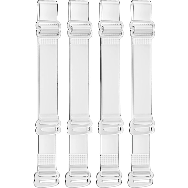 Osynliga BH-band 4-pack 10 mm breda Transparent