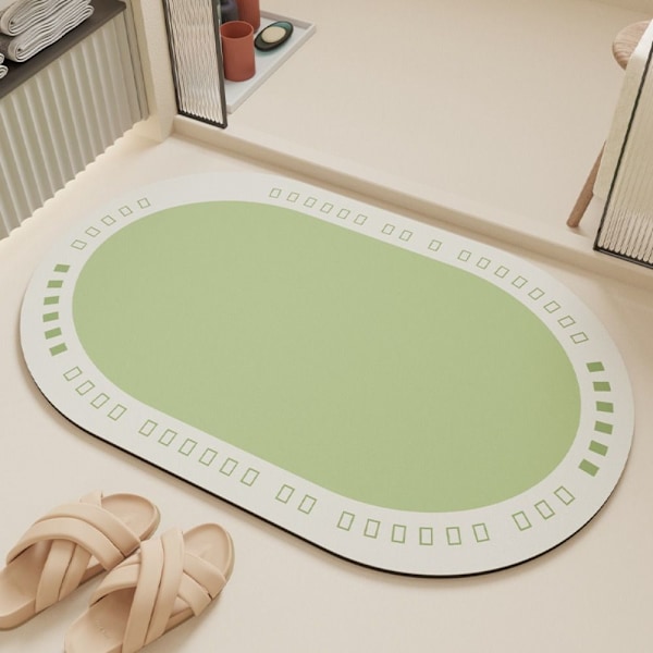 Kylpyhuoneen matto Suihkumatto VIHREÄ Green