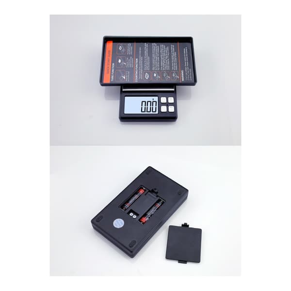 Electronic scale, jewelry scale, precision scale, gold scale 500g/0.1g black Black 195