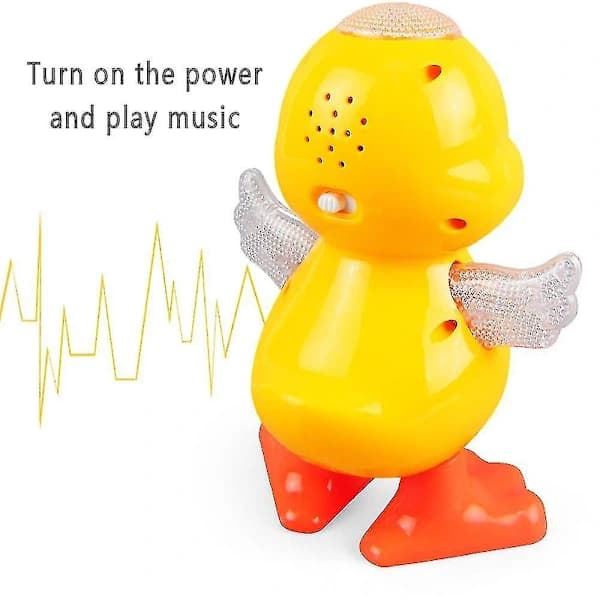 Electronic Dancing Duck with Music and Lights - Educational Interactive Toy for Kids