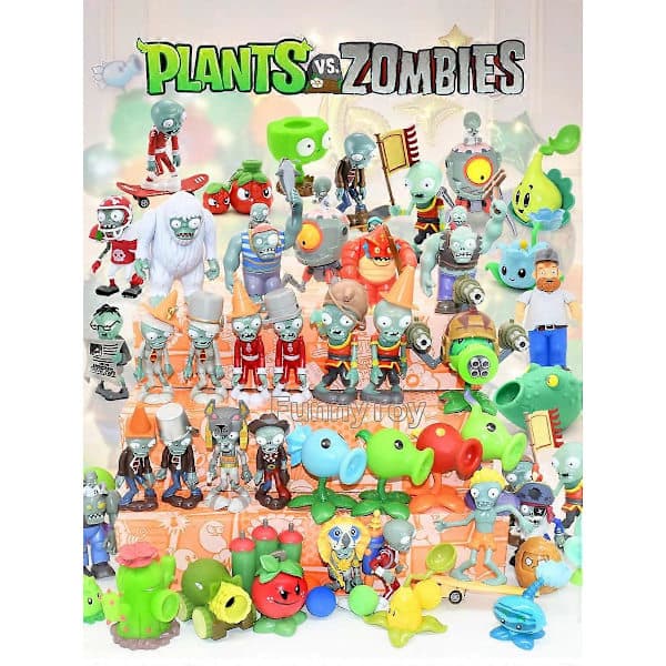 Plants vs. Zombies Pea Shooter Samleleke (Bærblå) Berry Blaster