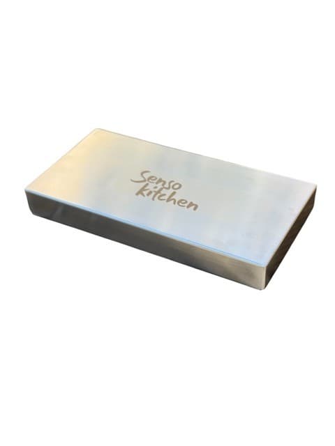 Kjøleplate/brett med kjøleelementer 13x25 cm Silver silver