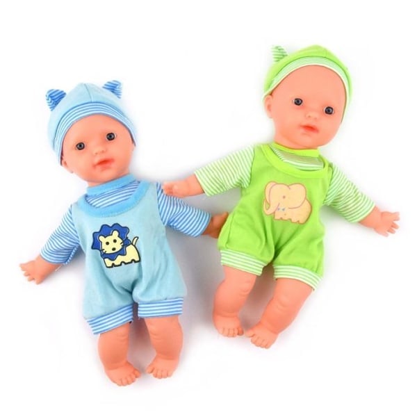 Babydocka / Docka med Ljud för Barn - 25 cm multifärg