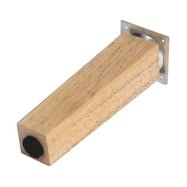 Et sett med møbler i eik med fire firkantede treben. 20cm