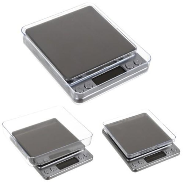 Digital våg / Köksvåg 0,01g-500g Silver Silver