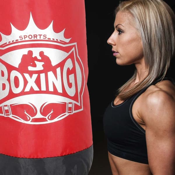 Boxningsset för barn med boxningssäck och handskar