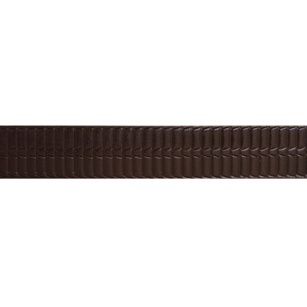 Herrbälte i äkta oxläder (svart, brun) Brown Brun - 105 cm