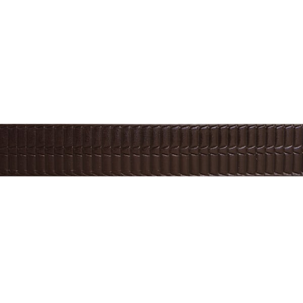 Herrbälte i äkta oxläder (svart, brun) Brown Brun - 105 cm