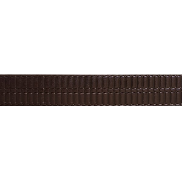 Herrbälte i äkta oxläder (svart, brun) Brown Brun - 105 cm