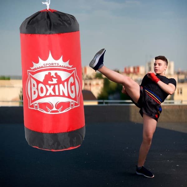 Boxningsset för barn med boxningssäck och handskar