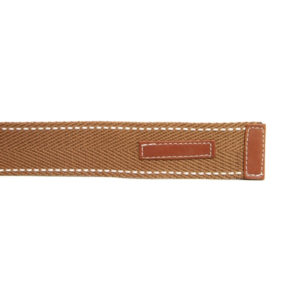 Köp Beigebrunt 40mm bälte i textil 85 cm (midjemått) | Fyndiq