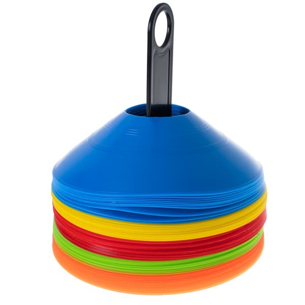 Träningskoner 18,5x7,5 cm i 5 färger - 50-pack