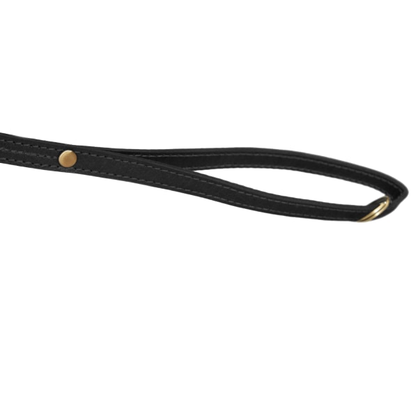 Hundkoppel i äkta läder - 180 cm (svart) Svart