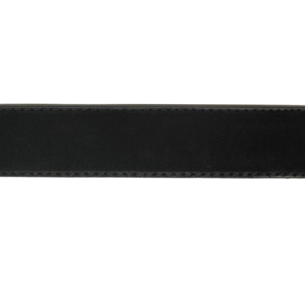 Klassiskt bälte i nubuckläder (svart, brun eller grå) Svart - 95 cm (midjemått)