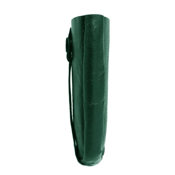 Grönt nyckelfodral i äkta läder Grön