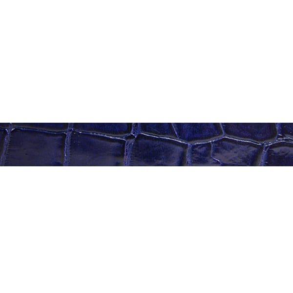 Marinblått 25mm crocco damskärp i kalvläder 85 cm (midjemått)