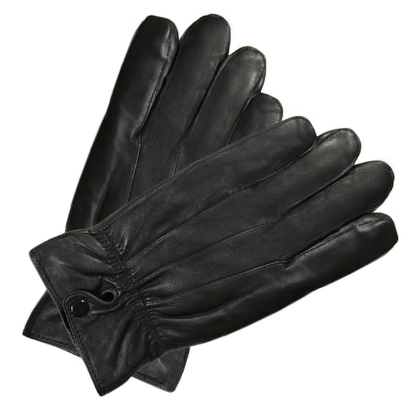 Klassisk herrhandske i lammnappa läder S