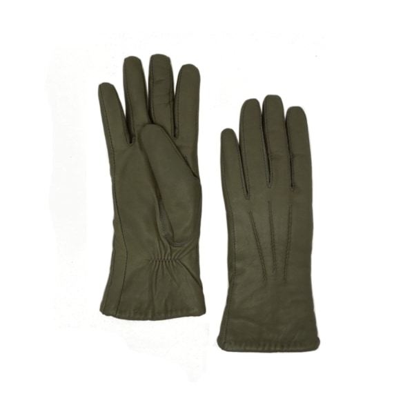 Grön damhandske i lammnappa läder 6,5 (Small)