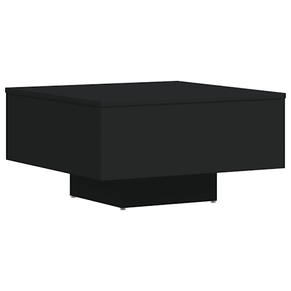 vidaXL Soffbord svart 60x60x31,5 cm konstruerat trä Svart