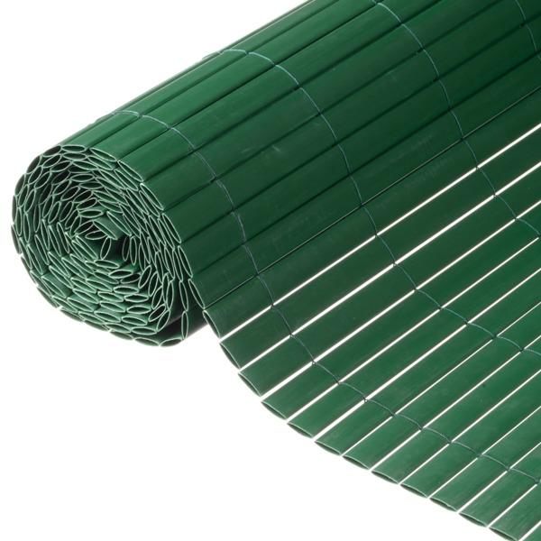 Nature Dubbelsidigt insynsskydd PVC 1,5x3m grön Grön