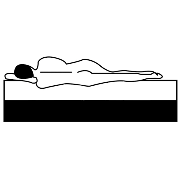 vidaXL Bäddmadrass för resårsäng 200x120x5 cm Vit