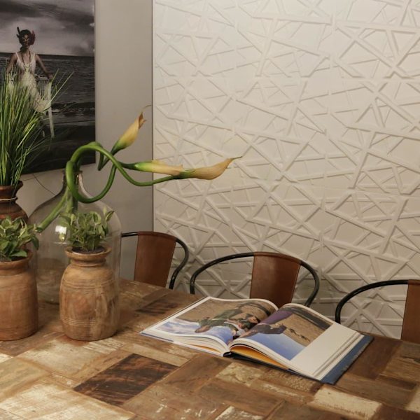 WallArt 3D Väggpaneler 24 st GA-WA26 olivia Vit