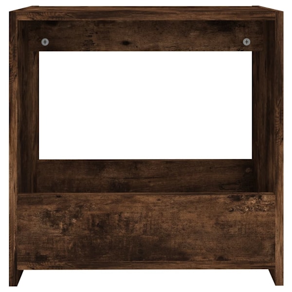 vidaXL Sidobord rökfärgad ek 50x26x50 cm konstruerat trä Brun