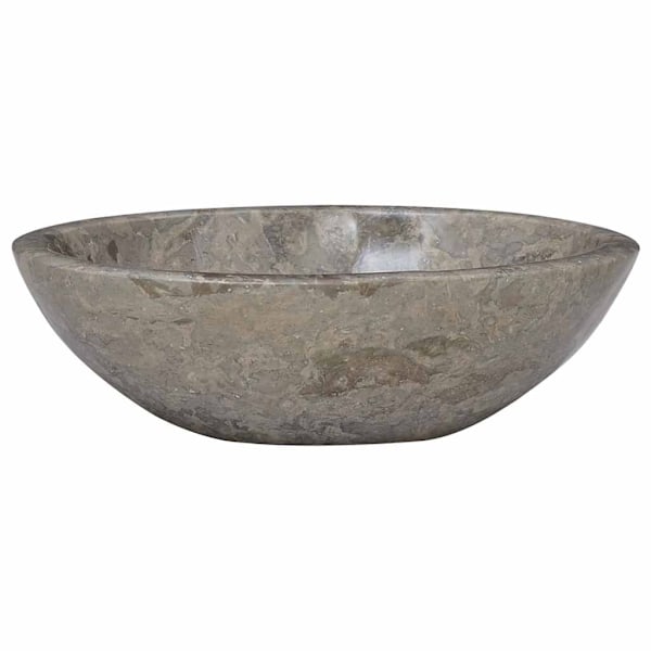vidaXL Handfat grå 53x40x15 cm marmor grå