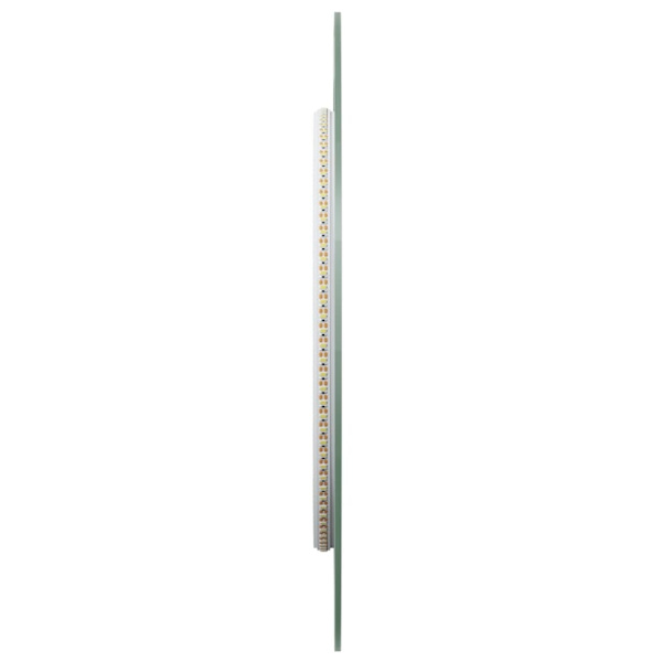 vidaXL Badrumsspegel LED 90x40 cm oval Transparent