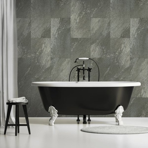 Grosfillex Väggplattor Gx Wall+ 11 st sten 30x60cm mörkgrå grå