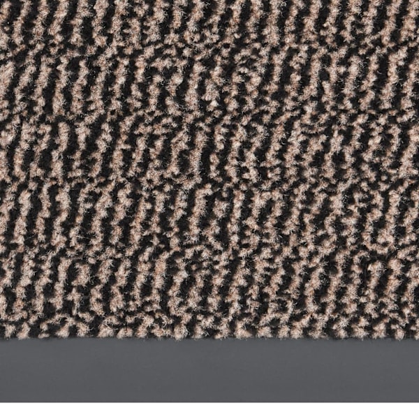 vidaXL Dörrmatta tuftad 60x150 cm mörkbrun Brun