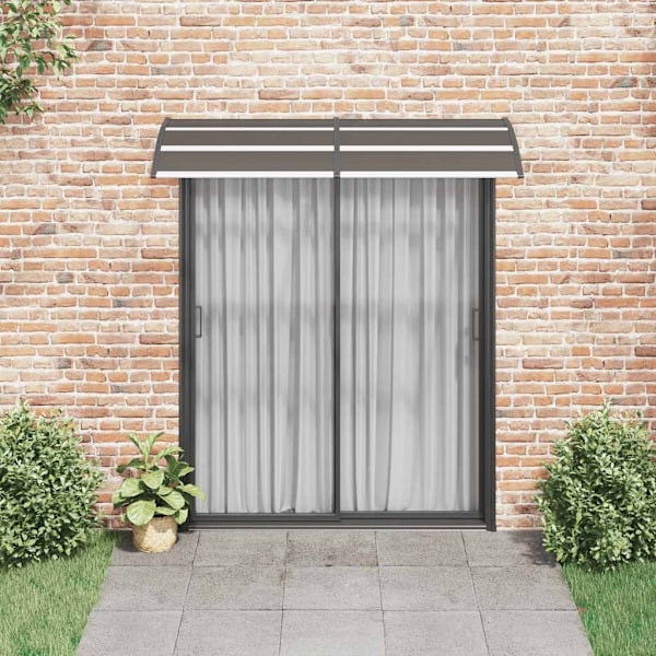 vidaXL Entrétak svart 200x75 cm PC Svart
