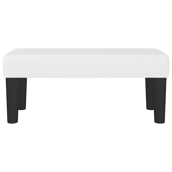 vidaXL Bänk vit 70x30x30 cm konstläder Vit