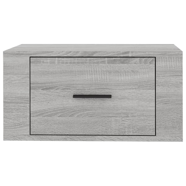 vidaXL Väggmonterade sängbord 2 st grå sonoma 50x36x25 cm Grå