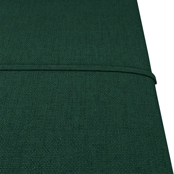 vidaXL Väggpaneler 12 st mörkgrön 30x30 cm tyg 1,08 m² Grön
