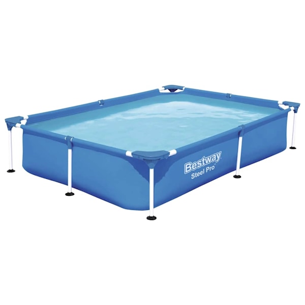 Bestway Pool Steel Pro 221x150x43 cm Blå