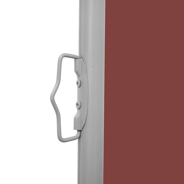 vidaXL Infällbar sidomarkis 140x1200 cm brun Brun