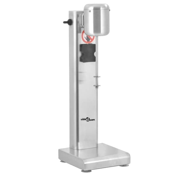 vidaXL Milkshakeblender rostfritt stål 1 L Silver