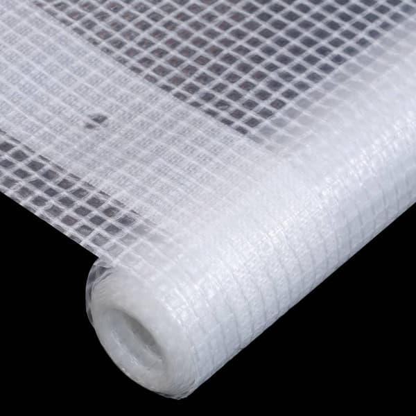 vidaXL Leno presenning 2 st 260 g/m² 2x5 m vit Vit
