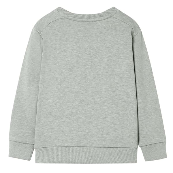 vidaXL Barntröja ljus khaki melange 92 Grå