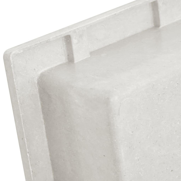 vidaXL Infälld duschhylla niche matt vit 41x51x10 cm Vit